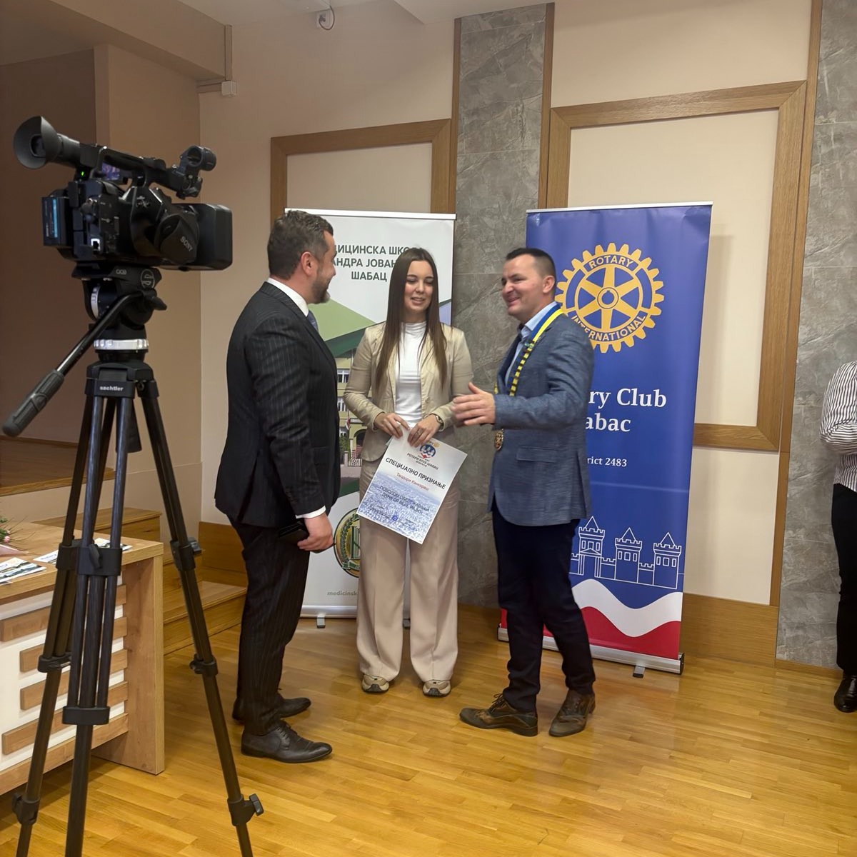 Razgovor sa Teodorom Kankaraš tokom svečane dodele